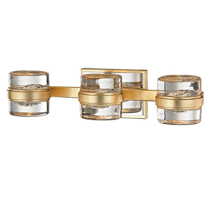 Splash Bath and Vanity Light - 3-Light - Gold Leaf by Troy Lighting