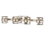 Splash Bath and Vanity Light - 4-Light - Silver Leaf by Troy Lighting