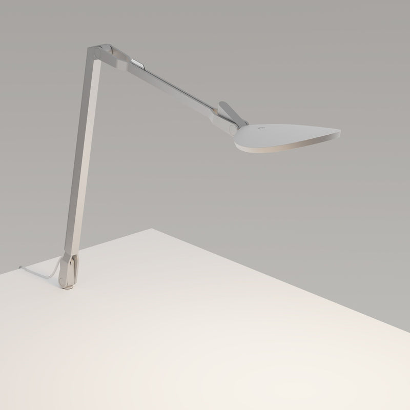 Splitty Reach Pro Gen 2 Desk Lamp By Koncept, Finish: Silver, Mount Option: Through Table