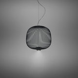 Spokes 2 Pendant Extra Small Black by Foscarini - View 2