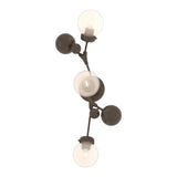 Sprig Wall Sconce in Bronze, Opaline Glass by Hubbardton Forge