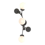 Sprig Wall Sconce in Natural Iron, Opal Glass by Hubbardton Forge