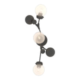 Sprig Wall Sconce in Natural Iron, Opaline Glass by Hubbardton Forge