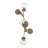 Sprig Wall Sconce in Soft Gold, Water Glass by Hubbardton Forge