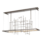 Spring LED Linear Suspension - Oil Rubbed Bronze-Hubbardton Forge