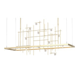 Spring LED Linear Suspension - Soft Gold-Hubbardton Forge