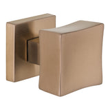 Square Door Knob Small in Vintage Matte by Colombo Design