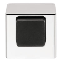 Square Door Stop in Polished Chrome by Colombo Design