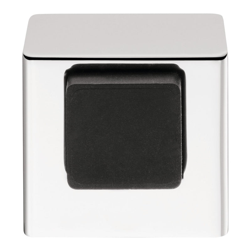 Square Door Stop in Polished Chrome by Colombo Design