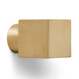 Square Hook Small Brass By Ferm Living - Side View