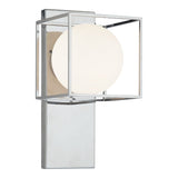 Squircle Linear Wall Sconce 1 Light Chrome