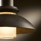 Staccato Mini Pendant Large detail in Dark Smoke, by Hubbardton Forge