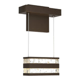 Stacks LED Wall Sconce in Bronze by Hubbardton Forge