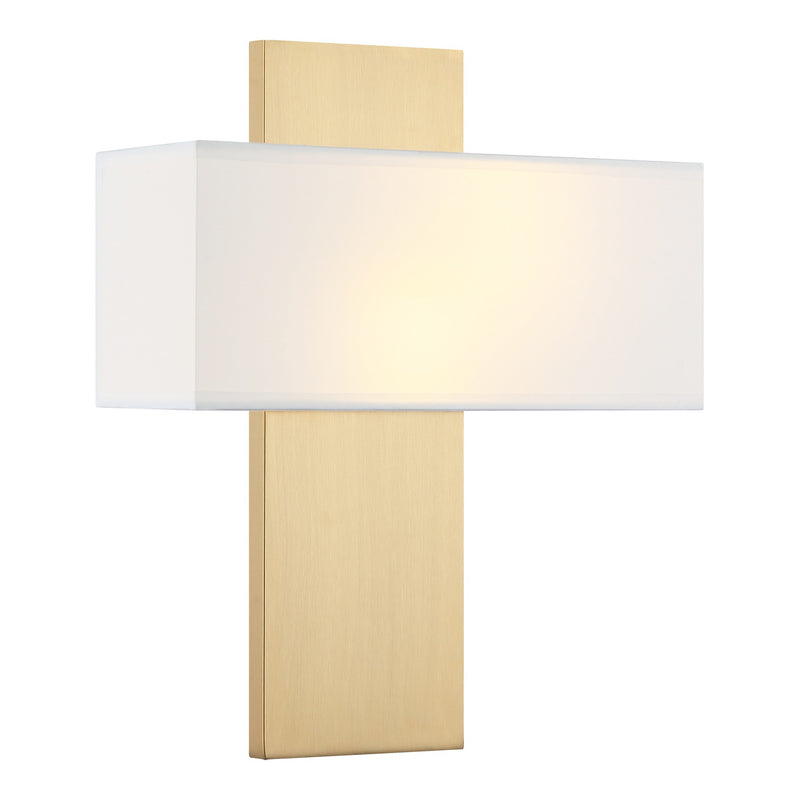 Stafford Wall Sconce 11 Inch Aged Gold Brass