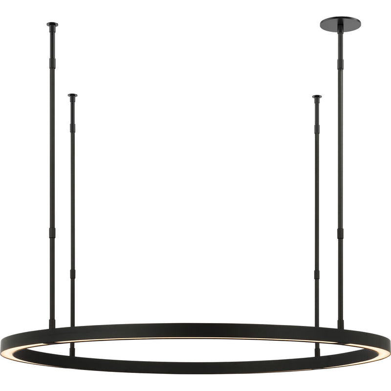 Stagger Chandelier — Medium, Nightshade Black