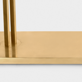 Stagger Floor Lamp Natrual Brass Small By Visual Comfort Modern Detailed View