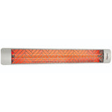 Stainless Steel Chevron Dual Element 61inch 6000 Watt Electric Patio Heather by Eurofase Heating