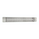 Stainless Steel Chevron Dual Element 61inch 6000 Watt Electric Patio Heather by Eurofase Heating