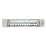 Stainless Steel Chevron Single Element 39" 1500 Watt Electric Patio Heather by Eurofase Heating