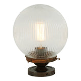 Stanley Globe Ceiling Light - Antique Brass