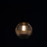 Stanley Holophane Pendant - Satin Brass