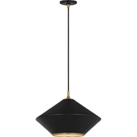 Stanza Pendant — 19", Midnight Black, Midnight Black