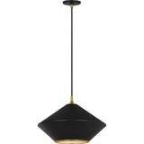 Stanza Pendant — 19", Midnight Black, Midnight Black