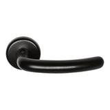 Star Door Lever in Matte Black by Colombo Design
