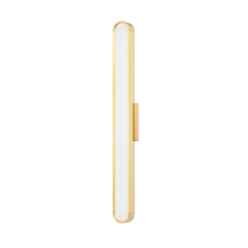 Starkey Bath and Vanity Light - 24.5 Inch - Aged Brass by Hudson Valley
