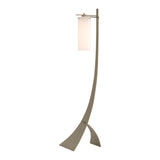 Stasis Glass Floor Lamp in Soft Gold by Hubbardton Forge