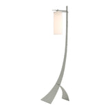 Stasis Glass Floor Lamp in Sterling by Hubbardton Forge
