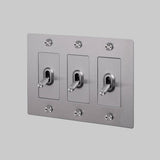 Steel without Logo 3G Toggle Switch-Cross by Buster and Punch