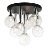 Stellar Ceiling Mount Black Clear