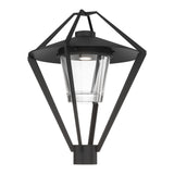 Stellar Outdoor Post Lantern in Coastal Black by Hubbardton Forge