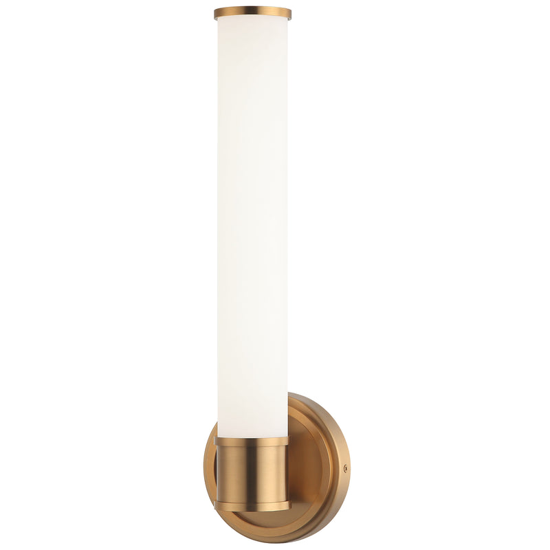 Steveston 1 Light Vanity Aged Gold Brass By Matteo