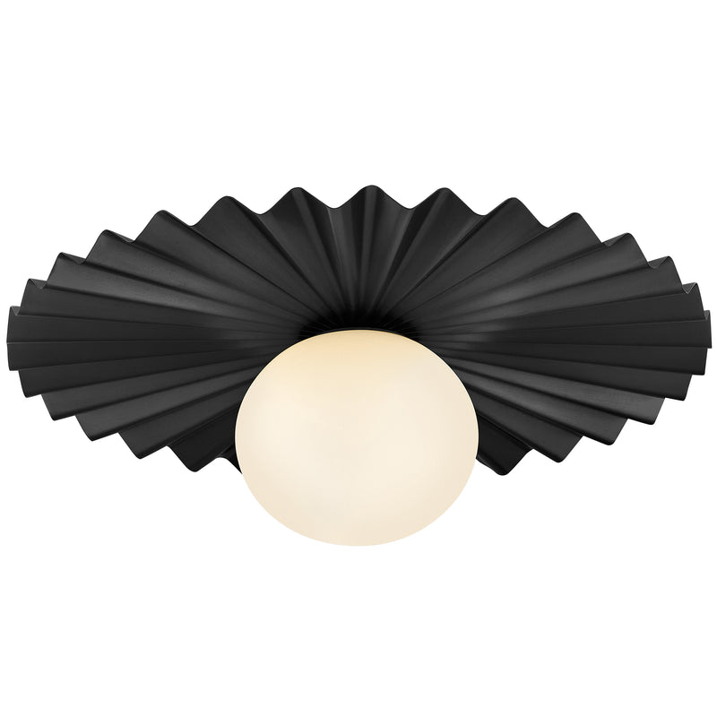Stevie Wall/Ceiling Light Medium Black Lark Living - Front View3