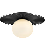 Stevie Wall/Ceiling Light Small Black Lark Living 