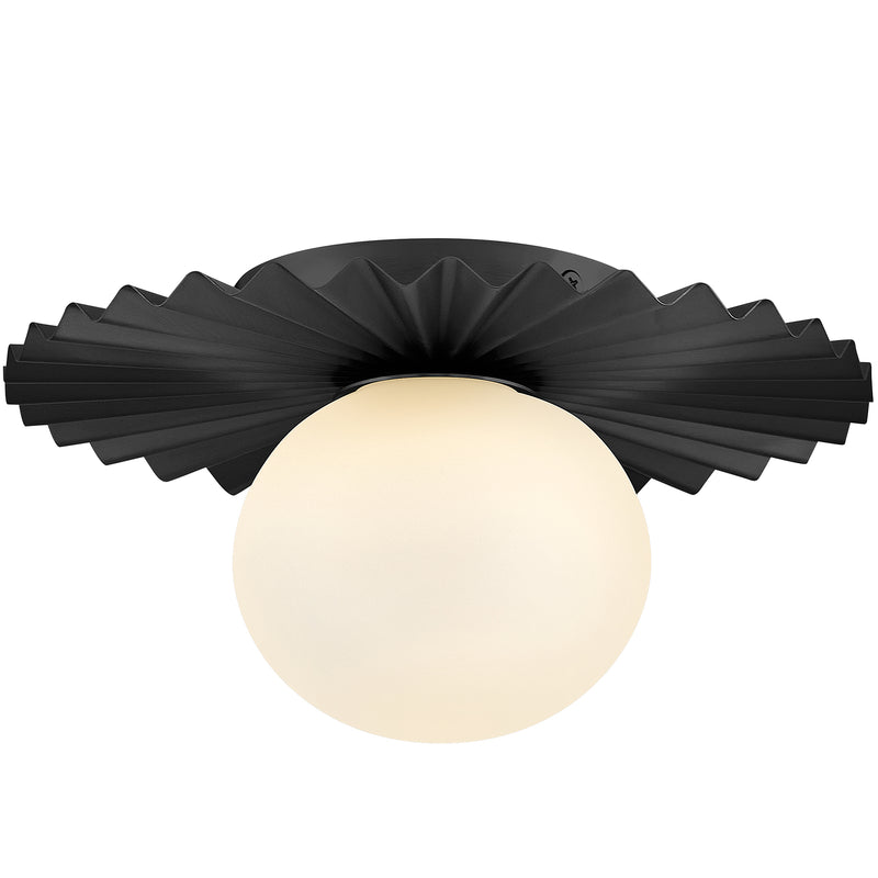 Stevie Wall/Ceiling Light Small Black Lark Living 