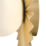 Stevie Wall/Ceiling Light Small Lacquered Brass Lark Living - Detailed View1