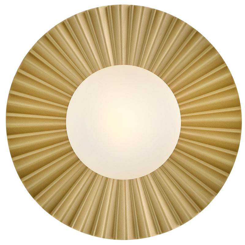 Stevie Wall/Ceiling Light Small Lacquered Brass Lark Living - Down View1