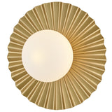 Stevie Wall/Ceiling Light Small Lacquered Brass Lark Living - Down View3