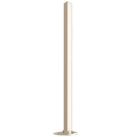 Stick Floor Lamp Satin Gold Nickel By Contradi