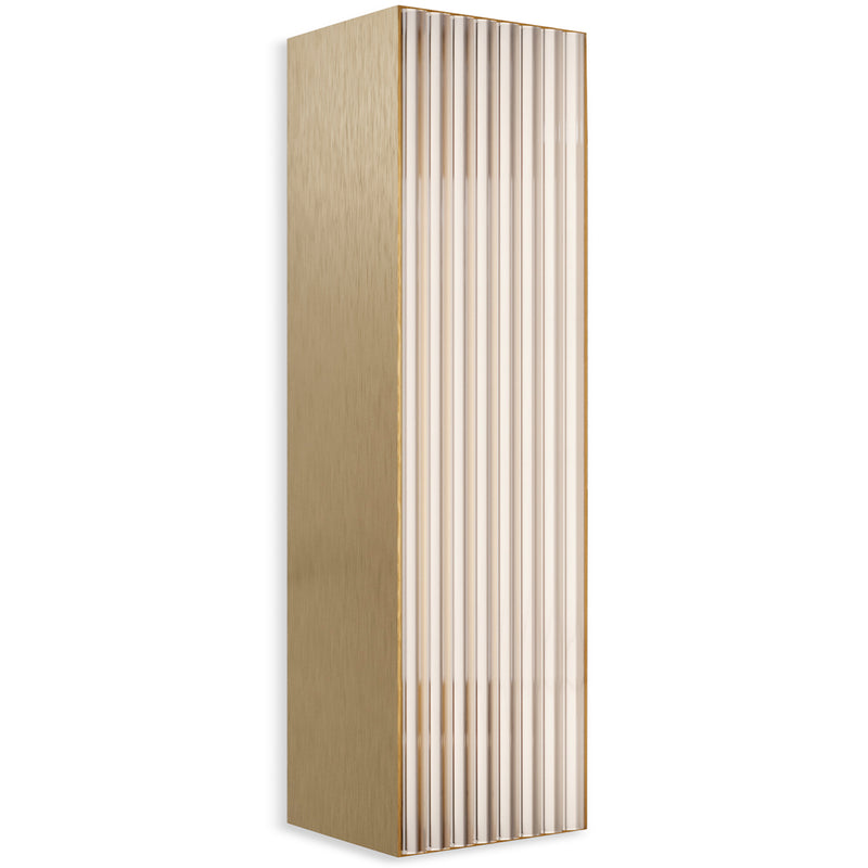 Stick Wall Light 30 Inch Satin Gold Nickel By Contardi