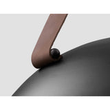 Stillo Pendant Light by Cerno in Deux - metal accent pin and leather detail