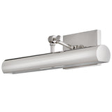Stokes Adjustable Picture Light Polished Nickle Medium By Hinkley Side View 3