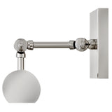 Stokes Adjustable Picture Light Polished Nickle Medium By Hinkley Side View 5