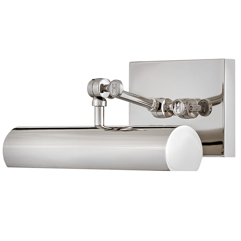 Stokes Adjustable Picture Light Polished Nickle Small By Hinkley Main View
