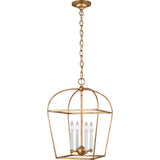 Stonington Lantern Chandelier — 13 3/8", Antique Gild