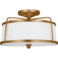 Stonington Semi-Flushmount — 14", Antique Gild