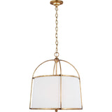 Stonington Shade Chandelier — 21", Antique Gild